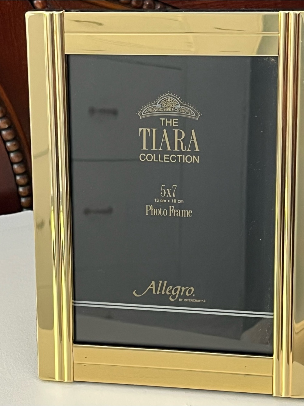 Vntg Intercraft Allegro Tiara Collection Frame for 5x7 photo In Original Box